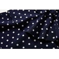 thumbnail image 6 of LittleSpring Little Girls Spaghetti Strap Tiered Dress Sleeveless Dress Lightweitht Polka Dot Print Clothes Navy Blue Size 8, 6 of 6