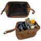thumbnail image 4 of Kit de aseo de viaje Rustic Town para hombre, piel marrón, 4 of 6