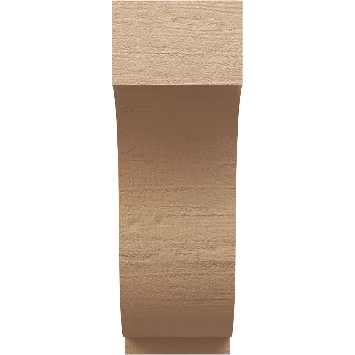 11"W x 22"D x 33"H Classic Van Buren Rough Cedar Woodgrain TimberThane Corbel, Primed Tan