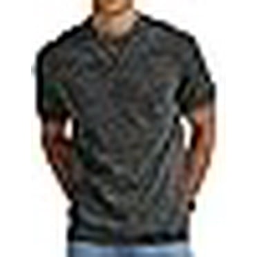 Distressed Cotton Crew Neck T-Shirt, Men's
