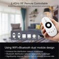 thumbnail image 3 of Controlador LED 3 en 1 de 2,4 GHz, monocolor, blanco dual, RGB, RGBW, RGB+CCT (WiFi+2,4G), control mediante aplicación inteligente., 3 of 5