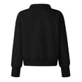 thumbnail image 6 of SIYUDAN Adult Women Sweatshirts Sweat Shirts Women Long Sleeve Womens Half Zip Sweatshirt Black Pullover Crewneck Women'S Winter Clothes Daily Wear, 6 of 6