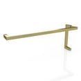 thumbnail image 4 of Glass Warehouse  78" x 61-5" Frameless Towel Bar Shower Door - Wall Hinge Polished Brass Brass Finish, 4 of 5