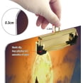 thumbnail image 4 of Coolnut Cute Clipboard Stardard Letter Size for Women with Golden Clip,Translucent Clip Board,Office & School Supplies,(12" x 9",Lone Wolf(2)) Gifts, 4 of 7