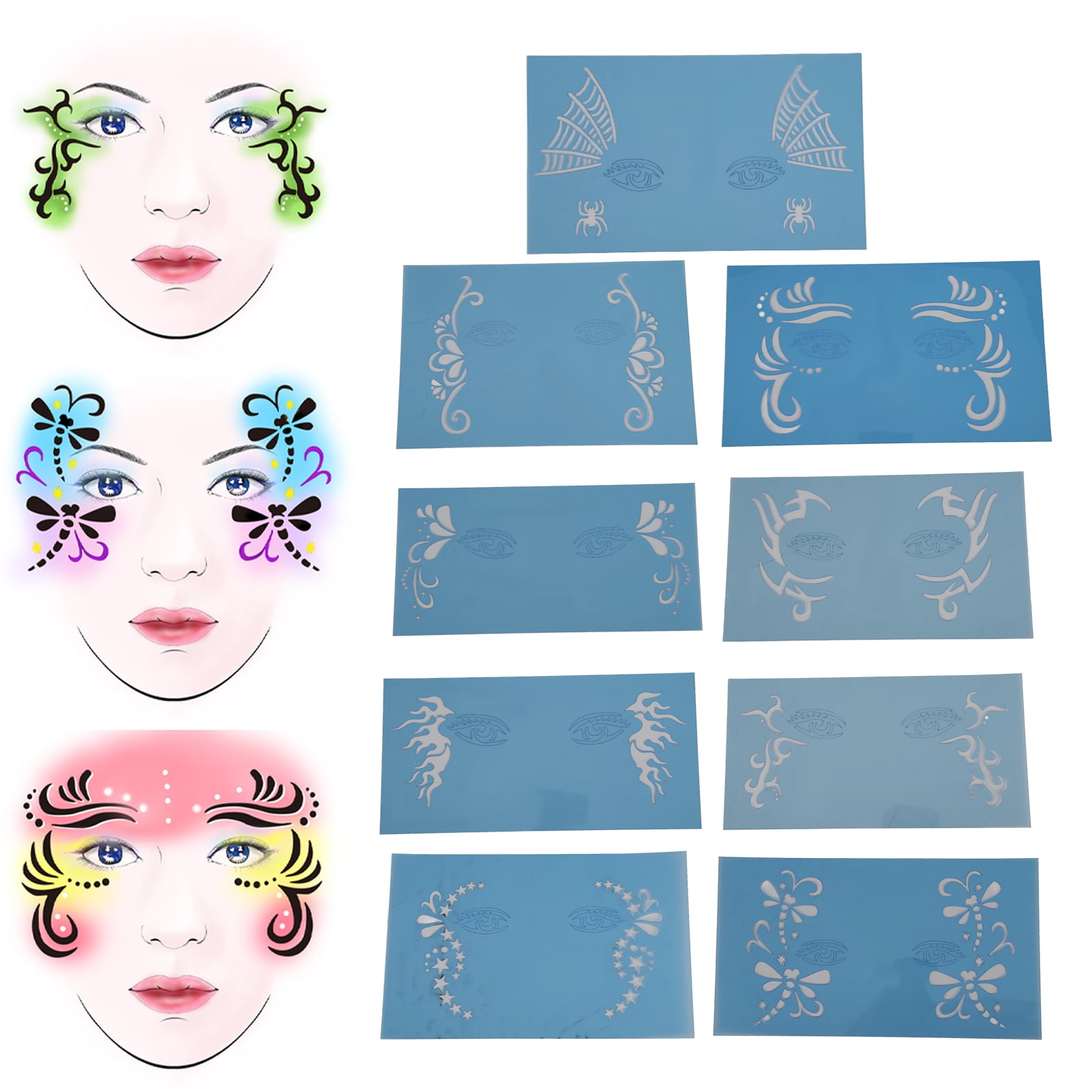 Stage Makeup Face Template Saubhaya Makeup