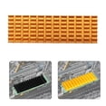 thumbnail image 2 of Cooling Fin, Compact PCIE Heat Sink, Aluminum Alloy SSD Heatsink Computers For Desktops Golden, 2 of 8