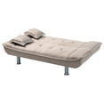 thumbnail image 4 of Glory Furniture Lionel Microsuede Sleeper Sofa in Mocha, 4 of 6