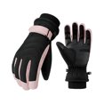 thumbnail image 4 of CAIXIA Womens Gloves Waterproof Thermal Ski Gloves for Men and Women Cold Weather Outdoor Sports Motorcycle Riding Winter Activities,Pink, 4 of 4