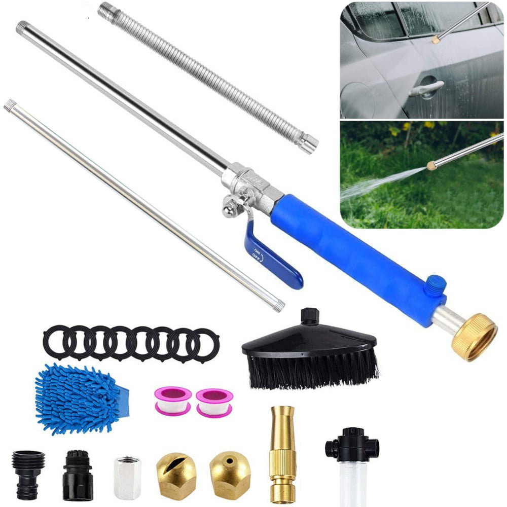 Car Clean Tool Kits Spray Nozzle Water Gun High Pressure Power Washer Universal 