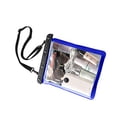 thumbnail image 2 of maskred Waterproof Shoulder Bag Swimming Beach Water Phone Transparent Toiletry Pouch blue, 2 of 6