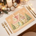 thumbnail image 4 of Decoraciones de la Mesa de Navidad 42 * 32 * 1 cm / 16.5 * 12.5 * 0.3 en la Decoración de Navidad de Renos para Escenas de la Mesa de Comedor de Navidad, 4 of 6