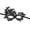 A001- Black, variant on 1 Vintage Halloween Mask for Masquerade Party with Black Lace Eye Mask for Women and Men 10X6.5 Inch, Elegant Mask with Black Satin Ribbon Perfect for and Masked Ball Adjustable