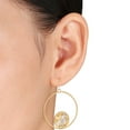 thumbnail image 3 of Everly Women's Citrine Yellow Gold Plated Earrings, 3 of 3