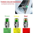 thumbnail image 4 of Anti-Theft Tire Alert Pressure Cap,Eye Monitoring Warning Detection Universal Car Tire Valve Stem Caps for Vehicle,Bike and Bicycle, Trucks, Motorcycles with Wrench Nuts, 4 of 7