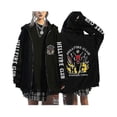 thumbnail image 1 of stranger things anime zip-up hoodie long sleeve casual oversized sweatshirt L, 1 of 2