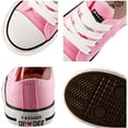 thumbnail image 5 of Boys and Girl Low Top Canvas Kids Lace up Sneakers, 5 of 8