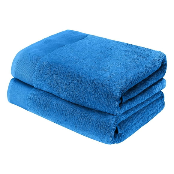 Ensemble de 2 serviettes de bain en coton à torsion zéro 600 GSM Camelot