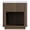 Walnut, variant on SESSLIFE Fluted Nightstand with Drawer, Faux Marble Top Bedside Table with Open Shelf, Modern End Table for Bedroom, Walnut