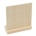 thumbnail image 4 of Exhibidor de aretes de madera, tablero perforado para exhibición de aretes, organizador de aretes, tablero perforado para exhibición de aretes, construcción robusta, 4 of 12