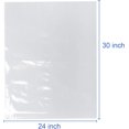 Clear Easter Basket Cellophane Shrink Bags, 24x30 inch, Shrink Wrap