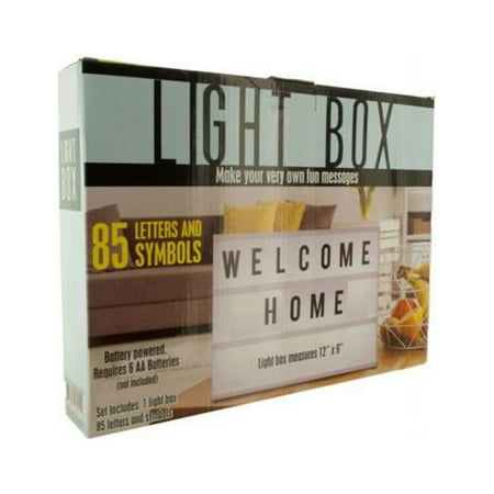 Kole Imports OT840-8 12 x 9 in. Light Box with Fun Message, 8 Piece