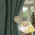 thumbnail image 7 of 2Pcs Vintage Wall Hook Window Drapery Medallion Holdbacks, MfhdgXAvs Curtain Tiebacks, Wall Hook, Tassel Holder (B), 7 of 7