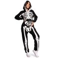 thumbnail image 2 of Mono de maternidad Tipsy Elves para mujer con forma de esqueleto, diseño de esqueleto, talla XL, 2 of 6