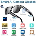 thumbnail image 3 of Gafas Inteligentes NeoVision 1 Pieza Cámara 1.3MP 512MB 260mAh Bluetooth Traductor App Móvil Negro., 3 of 4