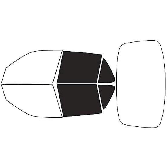 Avery Dennison NR Nano Ceramic IR Window Tint Kit Compatible with Saab 9-5 1999-2009 (Sedan) - Back