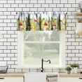 thumbnail image 3 of Forest Mushroom Valance Curtains,Green Natural Wild Plants Blueberry Bedroom Living Room Kitchen Home Decor Window 54x18in, 3 of 5
