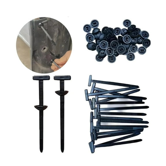 Universal Nylon Cable Tie Buckle  Heavy Duty Self-Locking Zip Tie Holder For Car Repair And Maintenance (20pcs)