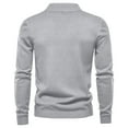 thumbnail image 5 of kakina CMSX Classic Knitted Sweater for Men Clearance,Fashion Casual Soft Long Sleeve Half Turtleneck Solid Color Comfortable Pullover Knitted Sweaters for Mens, 5 of 8