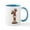 White/Blue Inside, variant on CafePress - Girly Apricot Poodle Mug - 11 oz Ceramic Mug - Novelty Coffee Tea Cup
