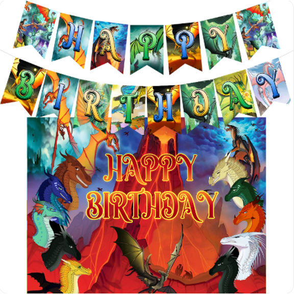 Birthday Banner & Party Decorations Kit  – Sparkling Backdrop, Wall Decor, Photo Booth Props for Toddler, Kids Birthday Party