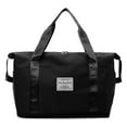 thumbnail image 1 of Sac de Voyage Extensible Sac de Sport Imperméable Weekender Léger Sac de Nuit Violet, 1 of 7