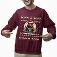 thumbnail image 2 of Christmas Sweatshirt, Capy Holidays Funny Capybara Christmas Sweatshirt, Cute Animal Holiday Sweatshirt, Unique Capybara Lover Gift for Men & Women, 2 of 5