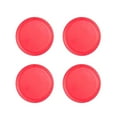 thumbnail image 3 of Houderco Red Plastic Small Air Hockey Pucks For Competitive Matches 8Pcs 1.97In, 3 of 8