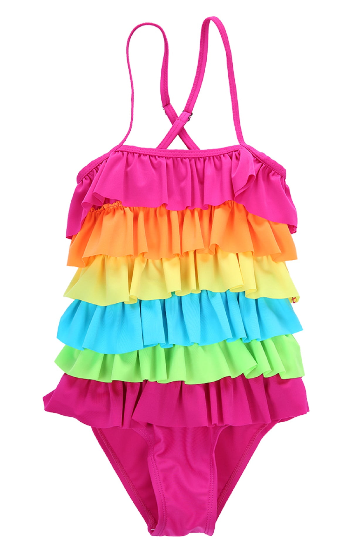 kids rainbow swimsuit
