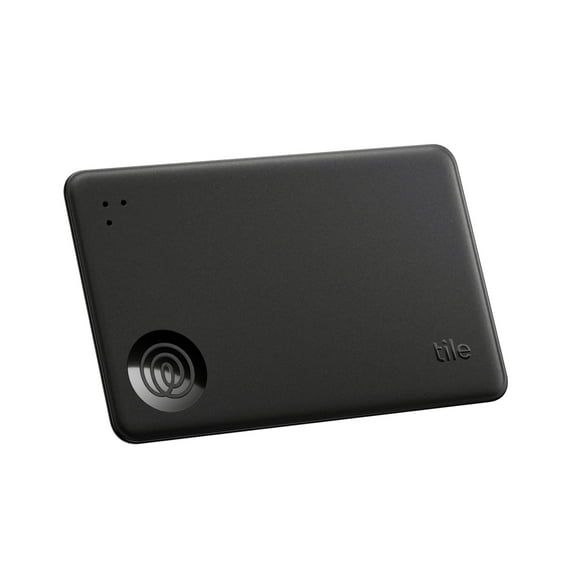 Life360 Tile Slim (2024) Bluetooth Tracker, both iOS and Android Compatible. 1-Pack Black