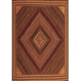 thumbnail image 1 of Ahgly Company Indoor Rectangle Abstract Brown Contemporary Area Rugs, 2' x 4', 1 of 4