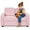 Pink, variant on Gymax 2-Seat Kids Sofa Toddler Sofa Couch w/ Soft Teddy Fleece Upholstery Grey