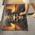thumbnail image 2 of Dreamtimes Bathroom Rug Mats Pirates Skull Vintage Print, Bath Mats for Bathroom Non-Slip Super Soft Absorbent Microfiber Bath Rugs, Bathroom Rugs for Bathroom Floor, Tub and Shower, 17.3"x13.4", 2 of 4