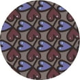 thumbnail image 1 of Ahgly Company Machine Washable Indoor Round Transitional French Lilac Purple Area Rugs, 5' Round, 1 of 7