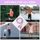 thumbnail image 5 of Soft Beaded Skipping Rope, Adjustable Anti-Tangle Segmented Skipping Rope for Kids and Students (9ft, 280cm)Purple, 5 of 5