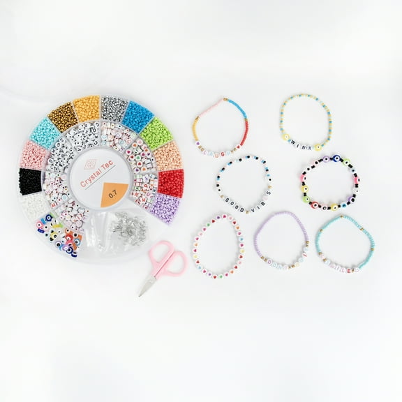 Cousin DIY Jewelry Making Kit with Seed Beads, Letter Beads & Accessories, 4785 Pieces for Creative Crafting