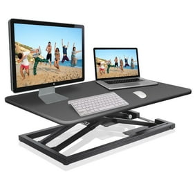 Techorbits Height Adjustable Stand Up Desk 37 Corner Standing