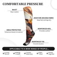 thumbnail image 3 of Bixox Colorful Abstract Eagle Print Compression Socks,Compression Socks Women & Men Circulation for Medical,Running,Athletic, 3 of 7