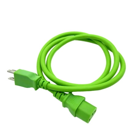 Kentek 4 FT Green AC Power Cable Cord For YAMAHA MOTIF XS6 XS7 XS8 XF6 XF7 (Yamaha Motif Xf8 Best Price)