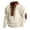 Beige, variant on Men Sweatshirt Lace Up Collar Corduroy Patch Detail Ribbed Textured Fabric Elbow Patches Long Sleeve Vintage Pullover Sweatshirt for Men Casual Fall Outfit,Size:XXXL