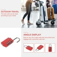 ITSELFER Portable TSA Approved Security Luggage Lock 3Digit